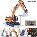 RONSHIN 1:50/1:40 Kids Alloy Engineering Car Model With Sound Light Excavator Bulldozer Forklift Toys For Boys Gifts