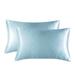 MPWEGNP 20x26 For Hair 2 And Cases 2 Pillowcases Skin Satin Covers Standard Satin Pack Of Inches Set Home Textiles Fabric for Decorative Pillows Decorative Pillows for Couches And Sofas