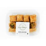 12Pc Authentic Baklava Mix Of Pistachio & Cashew Dessert Treats - Kosher & Halal Certified