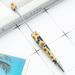 Feildoo 10 Pieces Beadable Pen Bead Pens Ballpoint Pen Ball Pen for Jewelery Present DIY Making Assorted Colors Beads Printed 21 Sunflower A Y04J4J6G