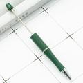 Feildoo Personalized DIY Unique Spacer Pens 10pcs Ballpoint Beads Pens For Bead Pens Plastic Solid Christmas Green Y05L118B