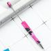 Feildoo Fashion 10pcs Kids Students Office School Supplies Black Ink Rollerball Pen Beadable Pens Printed 23 Rose Red Y07K2C9G