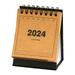 Mini Desk Calendar 2023-2024 July 2023 to Dec 2024 Standing Flip Monthly Calendar Desk Calendar for School Home OfficeStyle 4