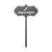 Spring Saving Clearance SHENGXINY Metal Plant Tags Metal Seed And Plant Markers - Indoor Outdoor Seed And Plant Garden Stakes - Stylish Fruit And Vegetable Seed Tags - Durable Plant Labels For Pots