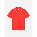 BOSS Boys Logo Print Polo Shirt In 16 Yrs Red