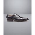 Men's Square Toe Derby Brogue Shoes - Black, 12 by Charles Tyrwhitt