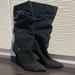 Jessica Simpson Shoes | Jessica Simpson Mid Calf Black Crystal Boots | Color: Black | Size: 8