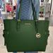 Michael Kors Bags | Michael Kors Gilly Large Saffiano Leather Tote Shoulder Bag Fern Green Nwt | Color: Gold/Green | Size: Large