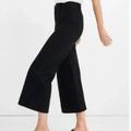 Madewell Jeans | Madewell Emmett Wide Leg Crop Jeans Black High Rise | Color: Black | Size: 24plus