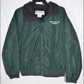 Columbia Jackets & Coats | Columbia Fleece Lined Jacket Hercules Bolt Company Zip Front Dk Green Men's L | Color: Green | Size: L