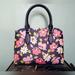 Kate Spade Bags | Kate Spade Pink Floral Poppy Navy Blue Shoulder Top Handle Bag Satchel. F-213 | Color: Blue/Pink | Size: Os