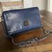 Coach Bags | Coach Crossbody Purse/Bag Navy Blue And Silver | Color: Blue | Size: Os