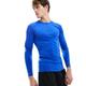 Nike Pro Training tight long sleeve tight top in royal blue