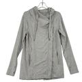 Lululemon Athletica Jackets & Coats | Lululemon Coast Easy Wrap Cocoon Jacket Heathered Core Ultra Light Grey Size 6 | Color: Gray | Size: 6