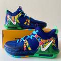 Nike Shoes | Nike Lebron Witness Vii Gs Deep Royal Blue White Woman‘s 7 /Size 5.5y Dq8650-400 | Color: Blue/Green | Size: 5.5y