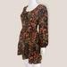 Anthropologie Dresses | Chelsea & Violet Anthropologie Women Floral Tunic Dress Size L | Color: Black/Red | Size: L