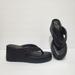 Jessica Simpson Shoes | Jessica Simpson Black Platform Wedges, Size 10 Fit Small | Color: Black | Size: 9