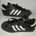 Adidas Shoes | Adidas Mens Shoes Black White 9 Samba Soccer Suede Leather Athletic 034563 Ruc | Color: Black/White | Size: 9