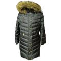 Michael Kors Jackets & Coats | Micheal Kors Black Down Puffer Hooded Parka Faux Fur Trim Size Xl | Color: Black/Gold | Size: Xl