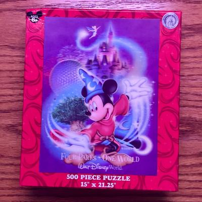 Disney Games | Disney Mickey Mouse 3d Adult Puzzle | Color: Blue/Red | Size: 15” X 21.25”