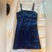 Urban Outfitters Dresses | Navy Blue Urban Outfitters Silk Dress | Color: Blue | Size: M