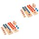 Toyvian 2 Sets Counter Toy Counting Bears Toddler Toy Puzzles for Kids Toddler Puzzles Kids Puzzles Abacus Toys Homeschool Supplies Kids Favor Wooden Number Toy Set Child