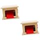 Toyvian 2pcs Science and Educational Toys Wooden Drawers Toys for Toddlers 1 Years Wooden Toddler Toys Wooden Toys for Babies Drawer Toy Todder Coin Child Wooden Box