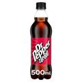 Dr Pepper Zero No Sugar Bottles 500ml 12, 24 or 48 Bottles (24 x 500ml Bottles)