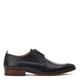 Base London Mens Gambino Waxy Black Derby Shoes UK 8