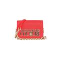 VERSACE JEANS COUTURE UNI Womens Red Logo Plaque Crossbody Bag, fuchsia, One Size