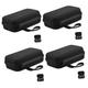 Hemobllo 4pcs Storage Bag Tiny Mic Small Camera Bag Portable Camera Case Camera Carrying Pouch Camera Protector Black Tote Bag Camera Cover Travel Electronic Nylon Sports Camera