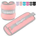 Ankle Weights 5 KG 1 Pair Wrist Leg Arm Weights for Women Men, Strength Weighted for Walking, Running, Jogging, Fitness, Gym Workout - Light Pink