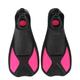 Swim Training Fins Snorkeling Diving Swimming Fins Adult Flexible Comfort Swimming Fins Submersible Foot Children Fins Flippers Water Sports Swim Fins ( Color : Pink , Size : XXS )