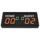 BAOFUYA Indoor Sports Scoreboard with 1.8 Inch LED Display and Remote Control, Durable Aluminum Alloy Construction, Suitable for Basketball Soccer Badminton Games (UK Plug)