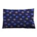 Ahgly Company Patterned Indoor-Outdoor Midnight Blue Lumbar Throw Pillow