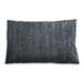 Ahgly Company Mid-Century Modern Indoor-Outdoor Dark Blue Grey Blue Lumbar Throw Pillow