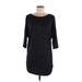 Express Outlet Casual Dress - Sweater Dress: Gray Marled Dresses - Women's Size Medium