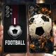 Coque de téléphone souple Football dehors Soccer coque pour Samsung Galaxy A15 A14 A25 A54 A34
