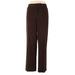 Rafaella Dress Pants - High Rise: Brown Bottoms - Women's Size 16