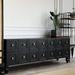 Darby Home Co Bourland 68.9" W Storage Credenza Wood in Black/Brown | 25.6 H x 68.9 W x 17.7 D in | Wayfair 906F6CDFA0274328BAE93DB8DBEAF4AD