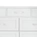 Ebern Designs Tazanna 7 - Drawer Dresser Wood in Brown/White | 34.53 H x 47.52 W x 15.82 D in | Wayfair 03F7F3E4E50D4D4BADA3D02EFEF022D0