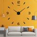 Ebern Designs Arseniy Wall Clock in Yellow | 24.8 H x 24.8 W in | Wayfair 3C1D1569E7F2432B935EFFD11CF56E1D