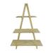 Loon Peak® Wood 3-Tier Triangular Storage Rack Wood/Solid Wood in Brown | 50 H x 39 W x 15 D in | Wayfair 6879F3FC412D43FB92BB517912E4E0ED