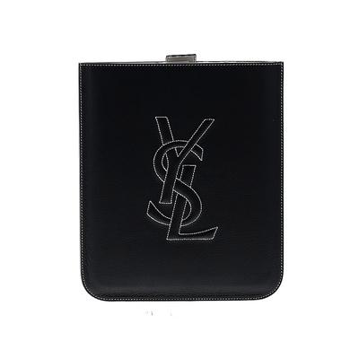 Yves Saint Laurent Leather Laptop Bag: Black Bags