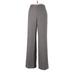 Le Suit Dress Pants - High Rise Boot Cut Trouser: Gray Bottoms - Women's Size 8