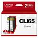 LinkDocs Compatible CLI65 CLI-65 Light Gray Ink Cartridge with Pigment Ink Replacement for Canon CLI65 CLI-65 LGY Work for PIXMA PRO-200 Printer (2-Pack Light Grey)