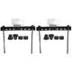 Wall Mounts for Tv Tv+wall+mount Bracket 65 Inch Stand Renter Friendly Hanger 2 Sets