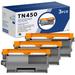 TN450 TN 450 High Yield Black Toner Cartridge Replacement for Brother TN-450 TN450 to Use with DCP-7060D IntelliFax-2840 HL-2220 HL-2240D MFC-7360N MFC-7365DN Printers(Up to 3 800 pages 3-Pack)