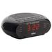 RCA RC551 Dual Wake Clock Radio Black - Quantity 1