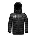 Heated Hoodie Jacket for Boys Girls USB Electric Thermal Body Warmer Lightweight Rechargeable Heating Hooded Coat Windproof Coat For Children Winter 3 Heated Jacket Coat